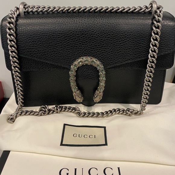 Authentic Gucci Black Dionysus small shoulder bag - Picture 2 of 4